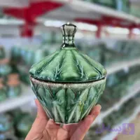 قندان سرامیکی مدل نیزه ای ماربل