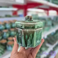 قندان سرامیکی مدل هشتگوش ماربل