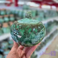 قندان سرامیکی مدل توپی ماربل
