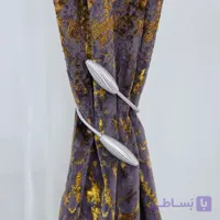 هولدر پرده حالت‌پذیر نقره ای