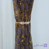 هولدر پرده گل گندم طلایی