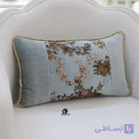 کوسن مستطیل ترکیبی فلورا آبی