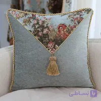 کوسن مربعی هفتی فلورا آبی