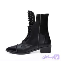 نیم بوت زنانه چرم دیمواستایل (کد944)