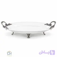 دیس چینی بیضی دسته پیوتر مدل 80204
