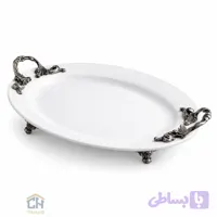 دیس چینی بیضی متوسط دسته پیوتر مدل 80209