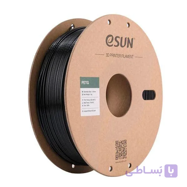 فیلامنت PETG ایسان رنگ مشکی ESUN