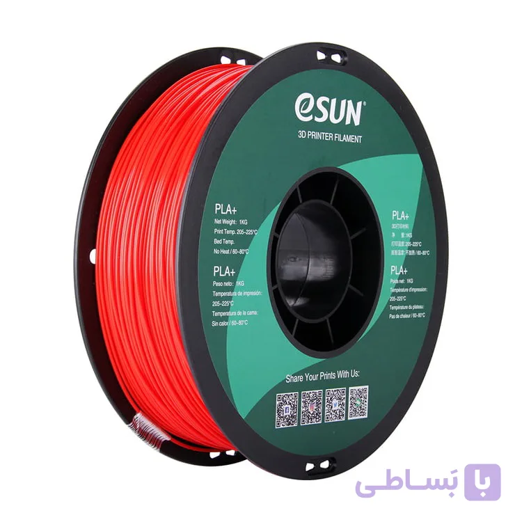 فیلامنت PLA پلاس ایسان رنگ قرمز ESUN