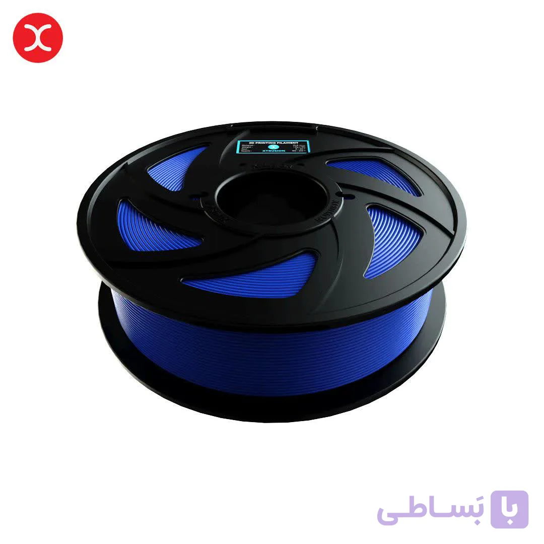 فیلامنت PLA+ رنگ آبی برند ایکستروژن—Blue +pla xtrusion