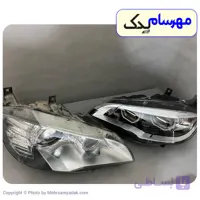 چراغ جلو و طلق چراغ BMW X6 مدل ۲۰۱۳ تا ۲۰۱۸ چپ و راست