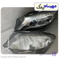 چراغ جلو و طلق چراغ بنز S500 (W222) مدل ۲۰۱۶ چپ و راست