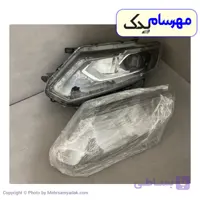 چراغ جلو و طلق چراغ نیسان ایکس تریل مدل ۲۰۱۶ تا ۲۰۱۷ چپ و راست