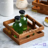 باکس چوبی نظم دهنده آشپزخانه قلب | قابل شستشو، چوب روس