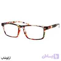 عینک مطالعه نمره +1.75 نزدیک بین، چند رنگ و دسته فنری (بهمراه قاب و دستمال) مدل 16047