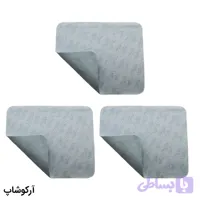 بسته 3 عددی دستمال عینک از جنس میکروفایبر، رنگ آبی و طرح دار کد 992887-3