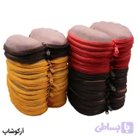 بسته 50 عددی قاب عینک زیپ‌دار نیمه‌سخت، از جنس پارچه‌ای باکیفیت و چند رنگ مدل 993132