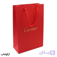 بگ، پاکت و ساک دستی هدیه عینک کارتیه (CARTIER) با طراحی رنگ قرمز مدل 992903