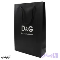 بگ، پاکت و ساک دستی هدیه عینک دولچه گابانا (Dolce & Gabbana) با طراحی رنگ مشکی مدل 993115