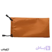 کاور و بگ عینک با ابعاد 18 در 9 سانتی‌متر، از جنس پارچه‌ای و رنگ قهوه‌ای مدل 992857