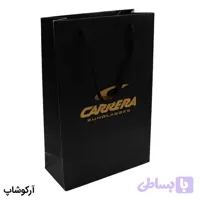 بگ، پاکت و ساک دستی هدیه عینک کاررا (CARRERA) با طراحی رنگ مشکی مدل 992983