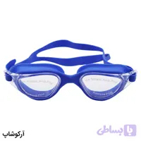 عینک شنا CONQUEST آبی پررنگ، از جنس سیلیکونی به همراه قاب مدل BL3005