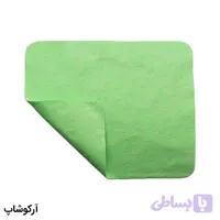 دستمال عینک از جنس میکروفایبر، رنگ سبز و طرح دار کد 992884-1