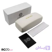 پک اورجینال عینک برند ورساچه Versace سفید رنگ و با تمام تجهیزات مدل 992452