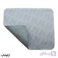 دستمال عینک از جنس میکروفایبر، رنگ آبی و طرح دار کد 992887-1