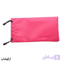 کاور و بگ عینک با ابعاد 18 در 9 سانتی‌متر، از جنس پارچه‌ای و رنگ صورتی مدل 992856