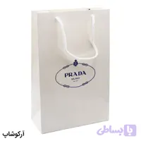 بگ، پاکت و ساک دستی هدیه عینک پرادا (PRADA) با طراحی رنگ سفید مدل 992911
