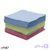 بسته 100 عددی دستمال عینک ساده، ارزان و از جنس پارچه‌ای مدل 992071
