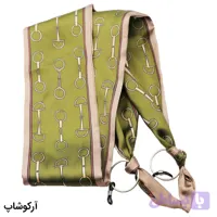 بند عینک با رنگ سبز و از جنس پارچه‌ای (طرح روسری) مدل 992620