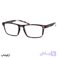 عینک مطالعه نمره +3.00 نزدیک بین، چند رنگ و دسته فنری (بهمراه قاب و دستمال) مدل 16047