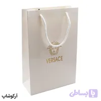 بگ، پاکت و ساک دستی هدیه عینک ورساچه (VERSACE) با طراحی رنگ سفید مدل 992900
