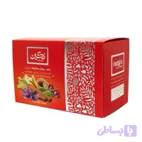 دمنوش جنسینگ و انرژی زا نگین پارس | خرید بسته ۲۵ عددی