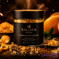 نمک طعم دهنده با عطر مرکبات Salora Gold ویژه سارینا ماسالا