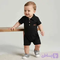 محصول رامپر مشکی یقه دار پسرانه pardis