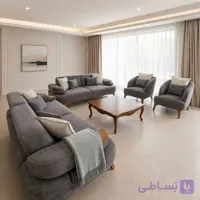 مبل راحتی هشت نفره جکدار آریسا