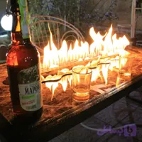 آتشدان گازی، تجهیزات کافه رستوران باغ ویلا، صندلی و نیمکت باغی، چراغ باغی، فلاورباکس، پارتیشن، کبابپز، منقل و...