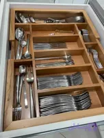 جا قاشقی چوبی سوپر راش داخل کشو