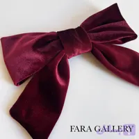 گیره مخمل پاپیونی
