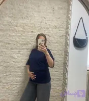 تیشرت باکسی نخ پنبه - سولماز