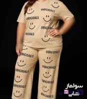 بلوز شلوار نخ پنبه سایز بزرگ