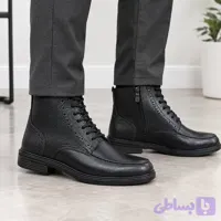 نیم بوت مردانه چرم طبیعی کد B3-118