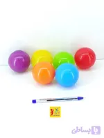 پک عمده کارتنی توپ استخری سایز شماره یک 1000عددی