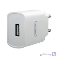 شارژر دیواری ترانیو مدل V80 به همراه کابل تبدیلTYP-C - فروشگاه اینترنتی شوپیکت