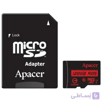 کارت حافظه microSDXC اپیسر 128GB کلاس 10 سرعت 85MBps با آداپتور SD - فروشگاه اینترنتی شوپیکت