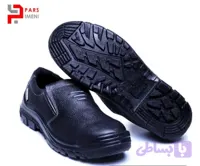 کفش ایمنی مهندسی اداری رویه چرم طبی با کفه TPU