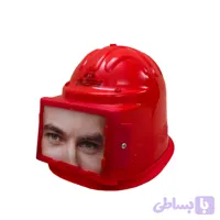 کلاه‌ سندبلاست ذرات پرتابی، شن‌پاشی گرد و غبار و مواد ساینده با شنل ضد اب