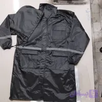 پالتو بلند ضد آب بارانی داخل استردار وارداتی شبرنگ دار اصل شرکت 3M Imported waterproof raincoat with lining and glitter